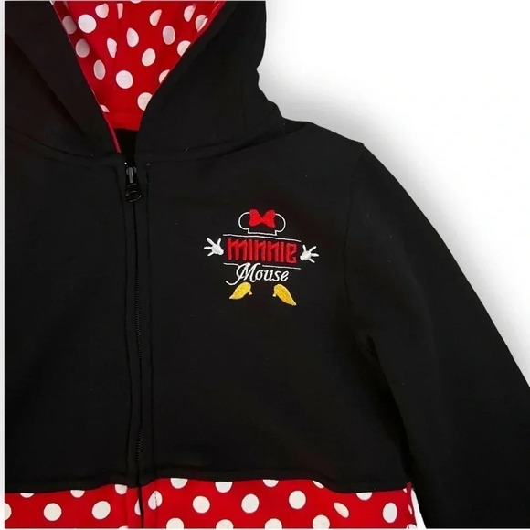 Disney Parks “I Am Minnie Mouse Collection” Zip-up hooded sweatshirt Medium NWOT - Picture 5 of 6